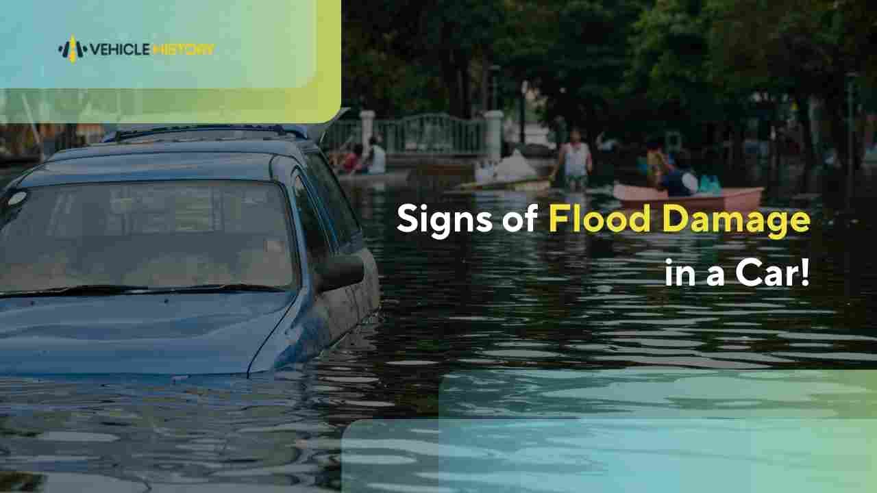 Signs of Flood Damage in a Car