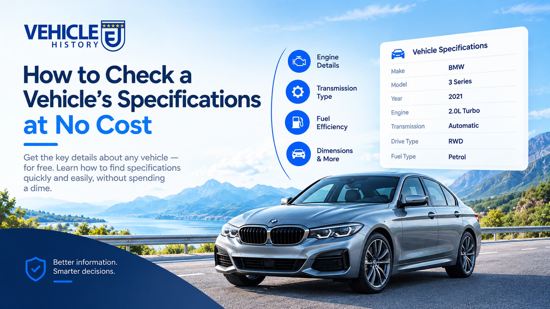 How to Check Vehicle Specifications at No Cost